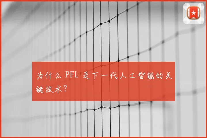 为什么 PFL 是下一代人工智能的关键技术？