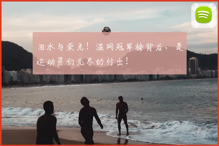 泪水与荣光！温网冠军榜背后，是运动员们无尽的付出！